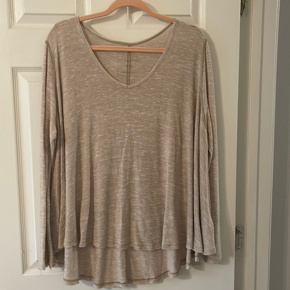 Free People long sleeve top—size large